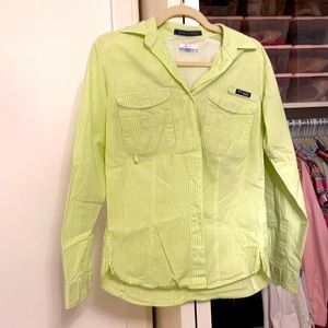 Green Gingham Columbia PFG